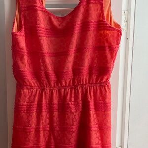 Trixxi Women's Dress Sleeveless  Deep Pink Size XL Summer